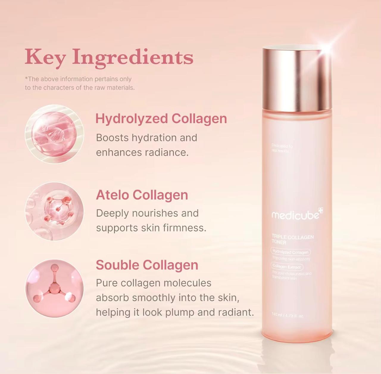 Medicube Triple Collagen Toner - 140ml