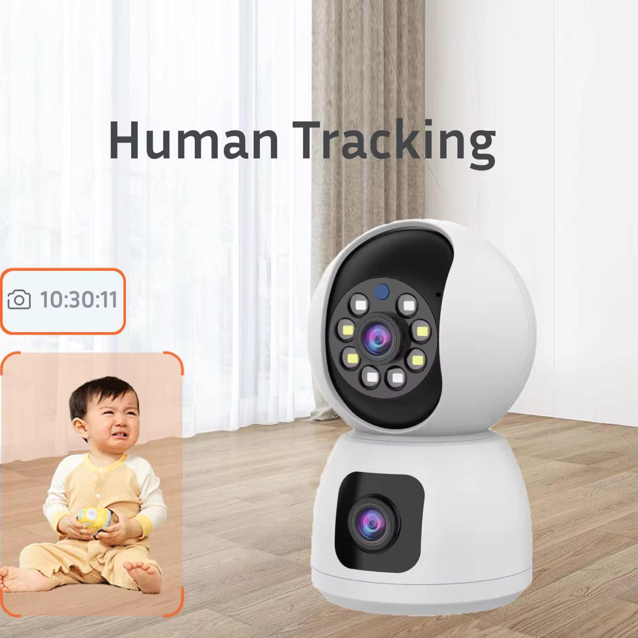 Full HD Outdoor Pan/Tilt Security Wi-Fi Camera, 360° Motion Detection