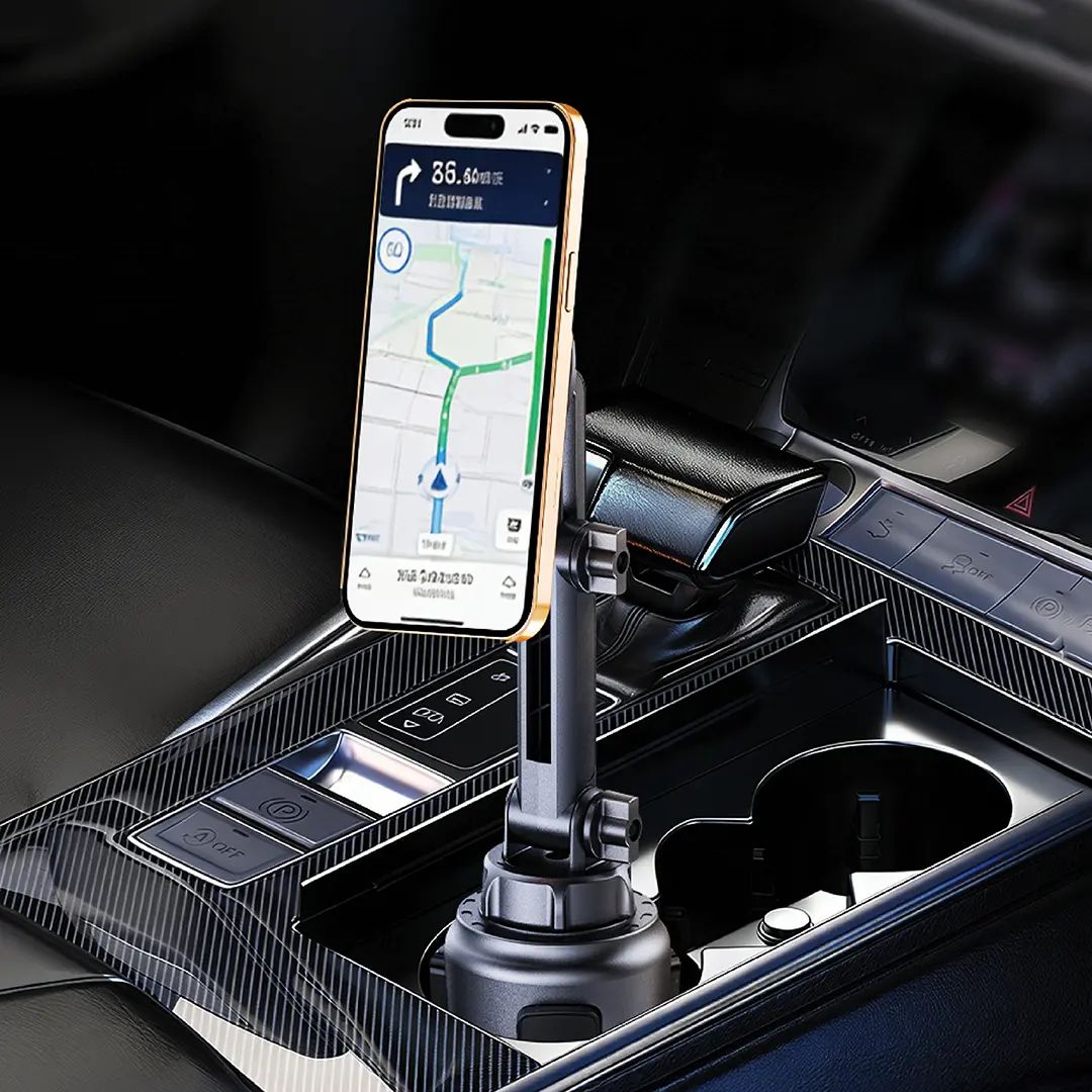 Green Lion GX-73 MagSafe Car Cup Phone Holder - Black