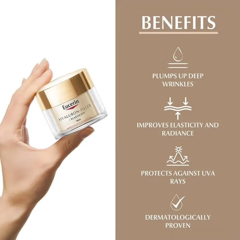 Eucerin Hyaluron-Filler + Elasticity Day Cream SPF15 50ml